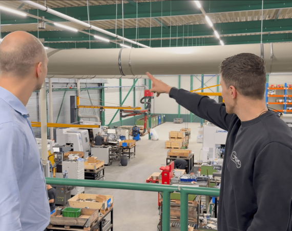 Olie- en emulsienevelsysteem in de productiehal